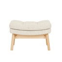 Kip Ottoman - White Bark - Natural Ash