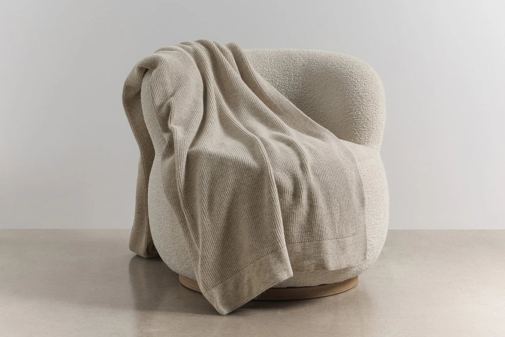 [8261311135984] Chain Rib Angora & Merino Wool Throws