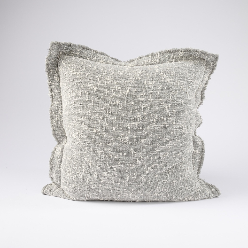 [8334580187376] Polo Cushion Silver/White