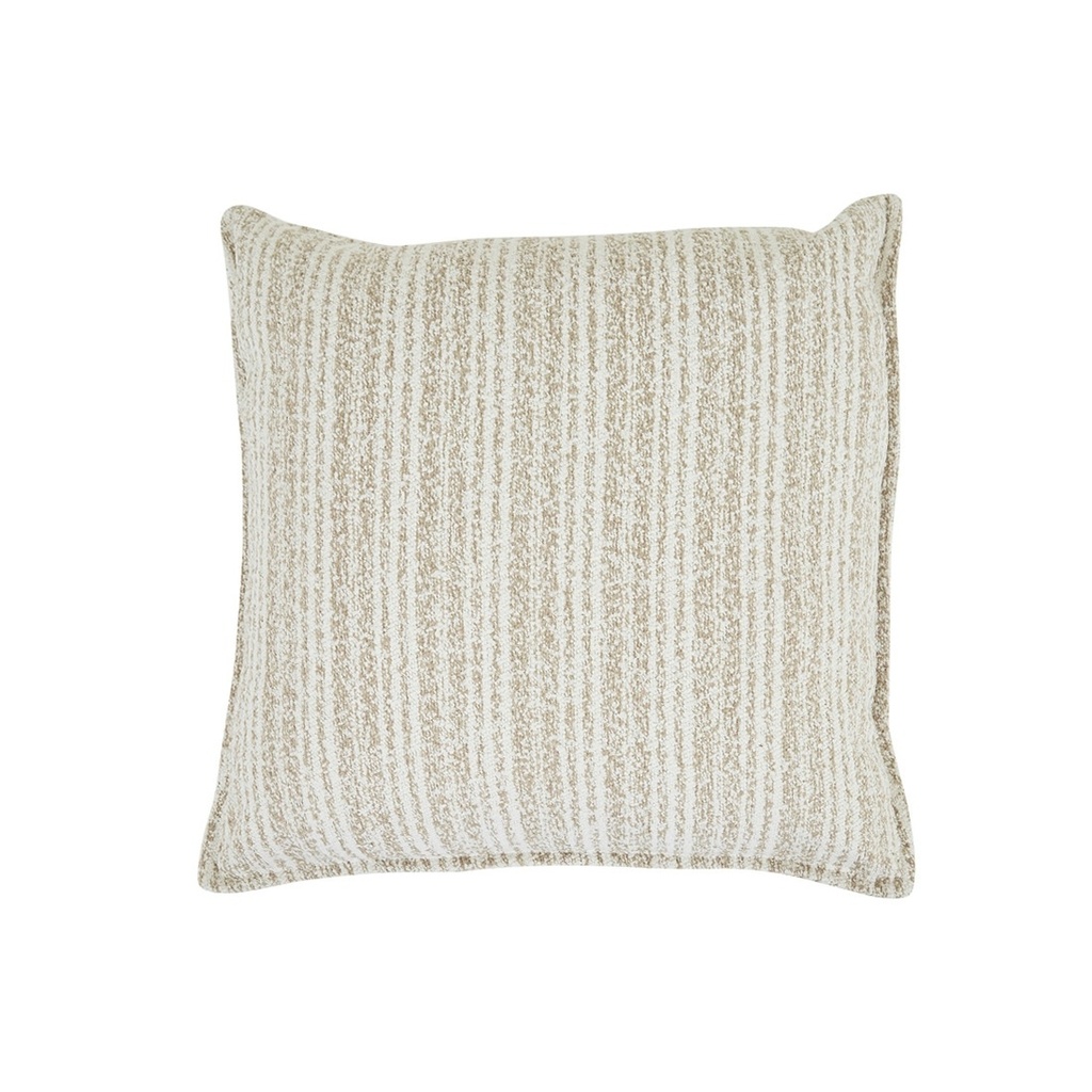 [ARUBA-WHITEHAVEN-OUTDOOR-SQ-CUSHION-NATURAL-NAUTICAL-STRIPE-CUS-ARUBA-WHV-OUT-50X50] Aruba Whitehaven Outdoor Square Cushion - Natural Nautical Stripe