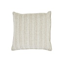 Aruba Whitehaven Outdoor Square Cushion - Natural Nautical Stripe