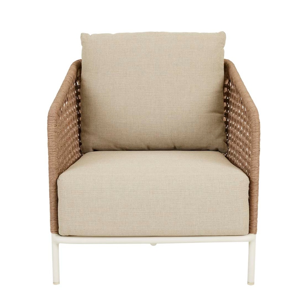 [ASPEN-CLUB-SOFA-CHAIR-IVORY-SAFARI-WEAVE-SOF-ASPEN-CLUB-1S-SAFARI-WEAVE] Aspen Club Sofa Chair - Ivory - Safari Weave