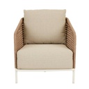 Aspen Club Sofa Chair - Ivory - Safari Weave
