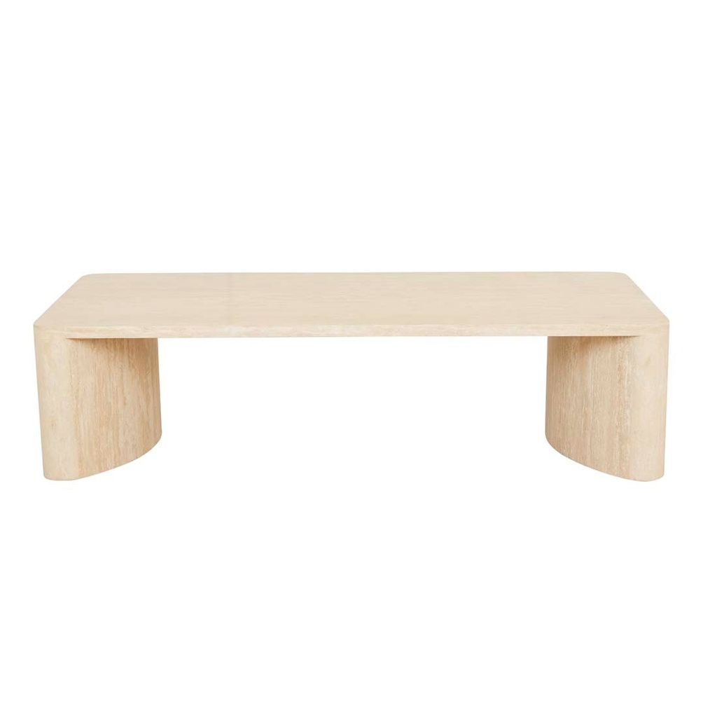 [CTR-VER-IOC-NATURAL-TRAVERTINE] Verity Coffee Table - Natural Travertine