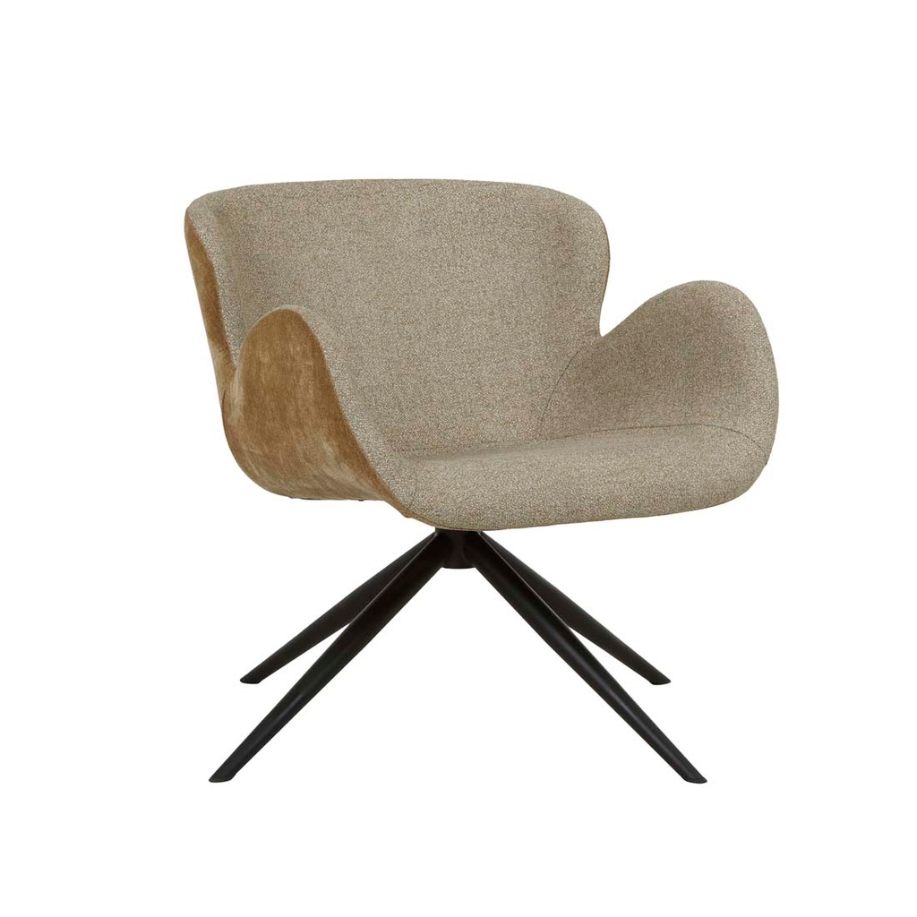 [ASTRID-ARM-CHAIR-FAWN-SPECKLE-DIJON-CH-ASTRID-ARM-DIJON] Astrid Arm Chair - Fawn Speckle - Dijon