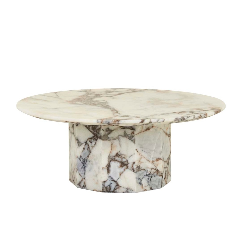 [ATLAS-DECAGON-COFFEE-TABLE-MATT-OCEAN-MARBLE-CTO-ATLAS-DEC] Atlas Decagon Coffee Table - Matt Ocean Marble