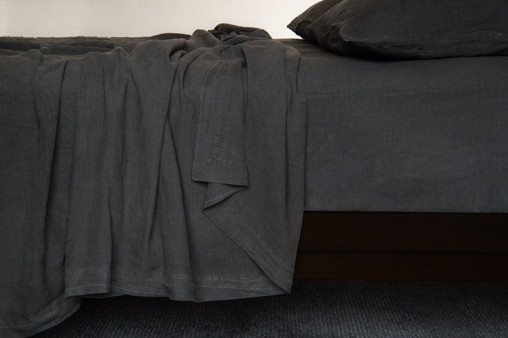 [8258346123504] Belgian Linen Fitted Sheet