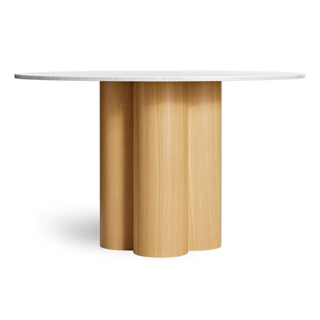 [4Q1-48TBBK-BK] 4/4 Round Dining Table