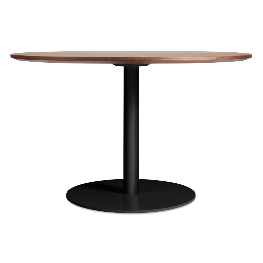 [EZ1-DNTBWH-BK] Easy Round Dining Table