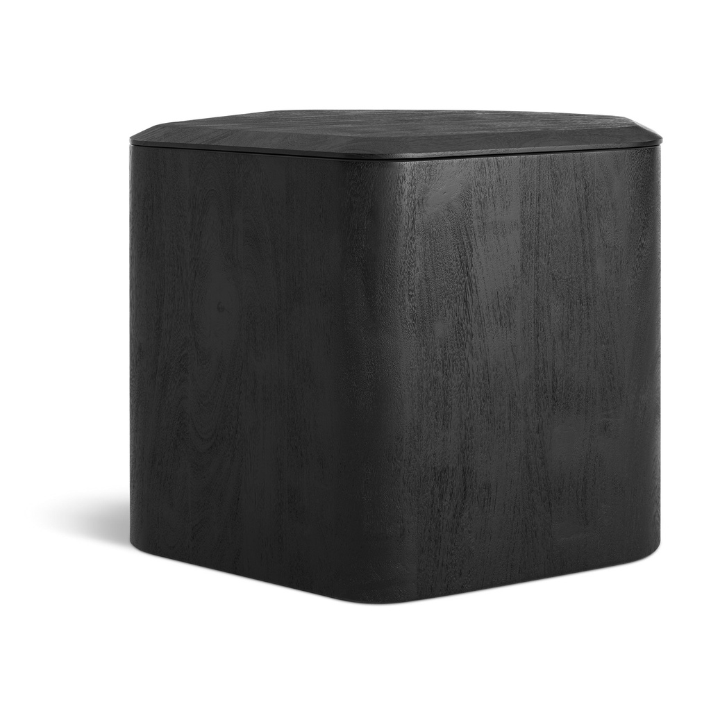 [HR1-TALSID-WD] Hoard Tall Side Table with Storage