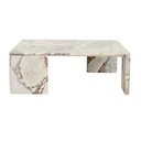 Atlas Slab Coffee Table - Natural Ocean Marble