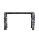 Atlas Slab Console Table - Storm Marble