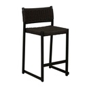 Anton Barstool - Black Papercord - Black Oak