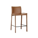 Carlo Barstool - Light Tan - Black Metal