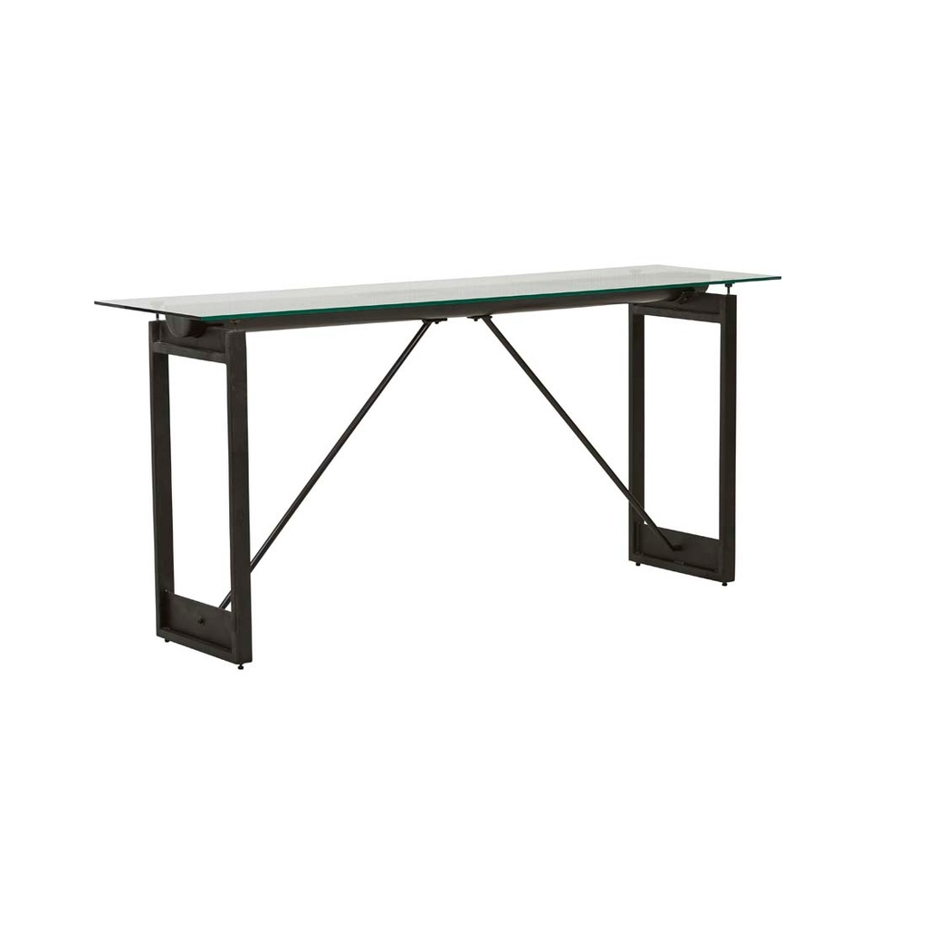 [BARNES-TRESTLE-CONSOLE-BLACK-CARBON-CONS-BARNES-TRE-KIT] Barnes Trestle Console - Black Carbon