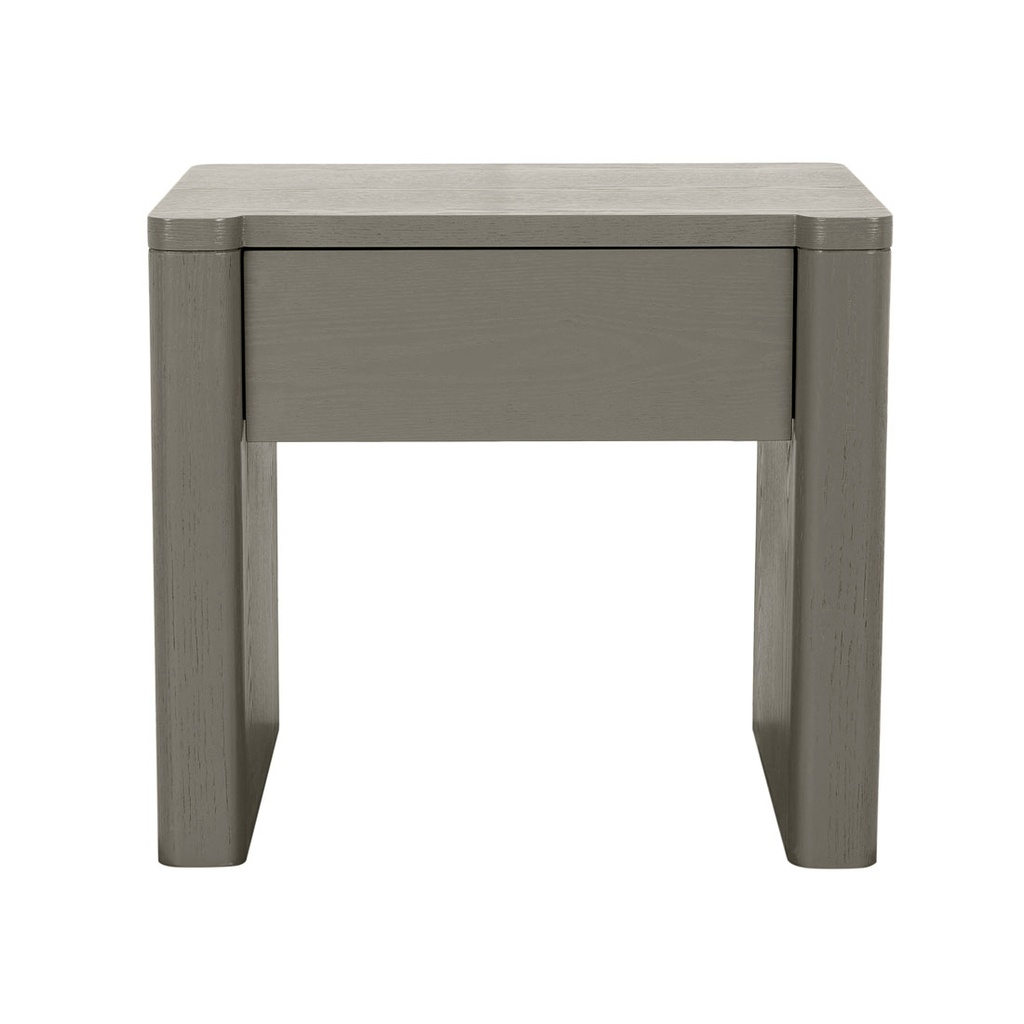 [AUGUST-1-DRAWER-BEDSIDE-SNOWGUM-SIDE-AUG-1DW] August 1 Drawer Bedside - Snowgum