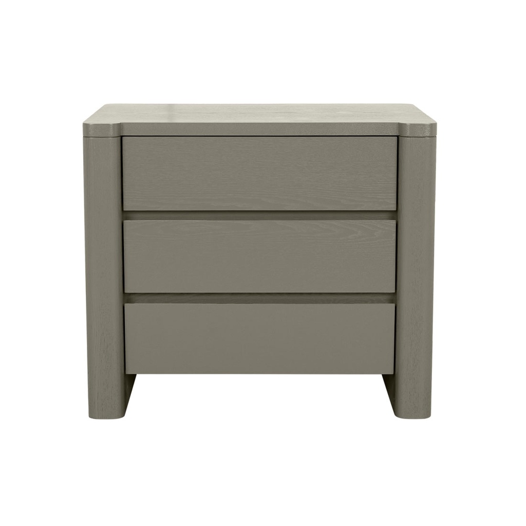 [AUGUST-3-DRAWER-BEDSIDE-SNOWGUM-SIDE-AUG-3DW] August 3 Drawer Bedside - Snowgum