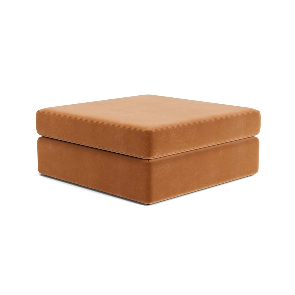 [DO-02-27-OP409] Addy Ottoman - Opal Ochre