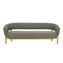 Jenson 3 Seater Sofa - Moss Tweed - Natural Ash