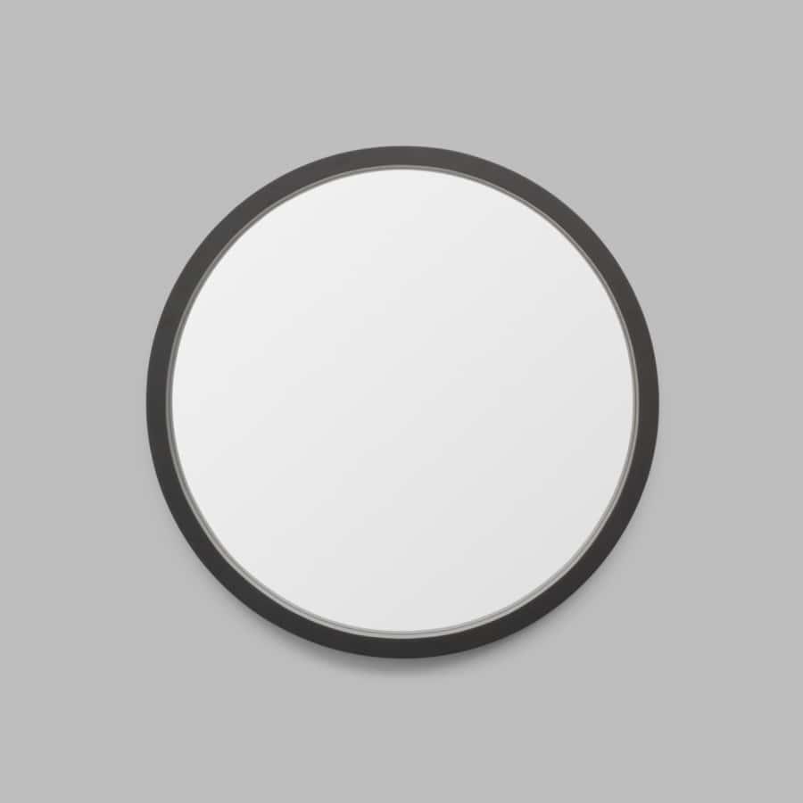[MON-MFADERLBK] Adel Round Mirror - Black 100cm