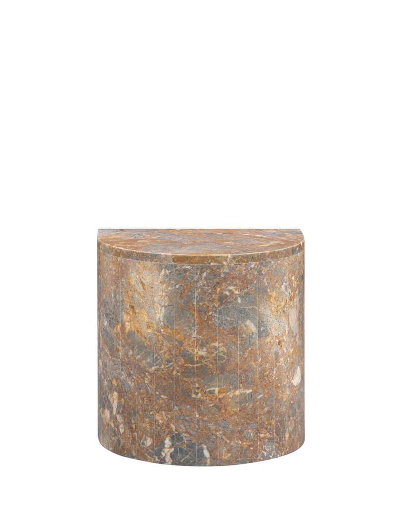 [ST-18-9-E] Airy Side Table - Earth Marble
