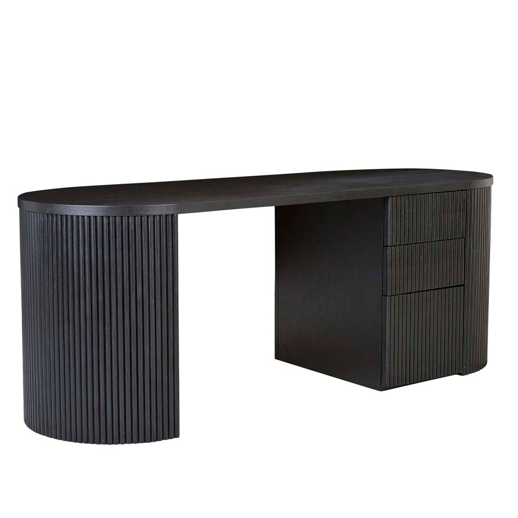 [BENJAMIN-RIPPLE-GRAND-DESK-MATT-BLACK-DESK-BEN-RIP-GRD] Benjamin Ripple Grand Desk - Matt Black