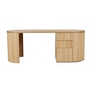 Benjamin Ripple Grand Desk - Natural Ash