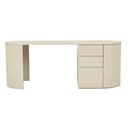 Benjamin Ripple Grand Desk - Putty