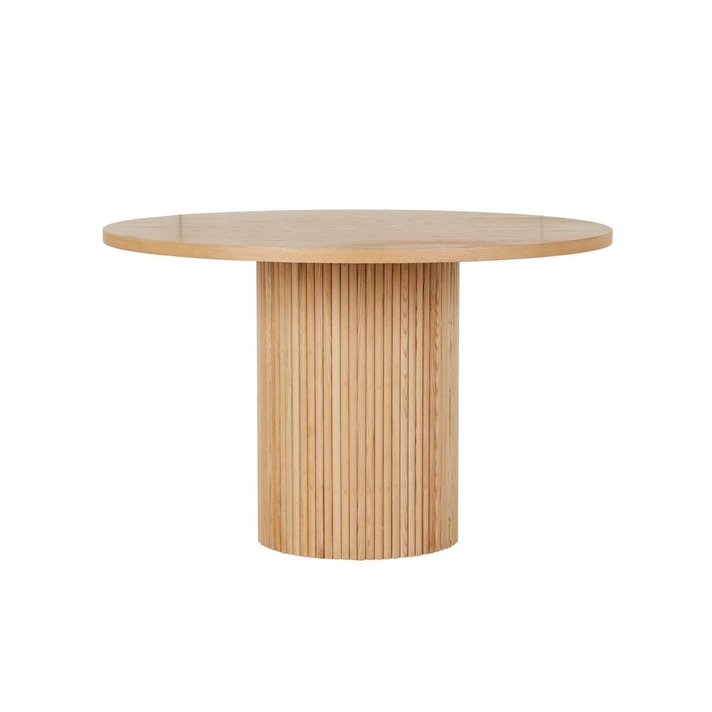 [BENJAMIN-RIPPLE-ROUND-DINING-TABLES-NATURAL-ASH-DT-BEN-RIP-RD-X] Benjamin Ripple Round Dining Tables - Natural Ash
