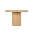 Benjamin Ripple Round Dining Tables - Natural Ash