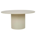 Benjamin Ripple Round Dining Tables - Putty
