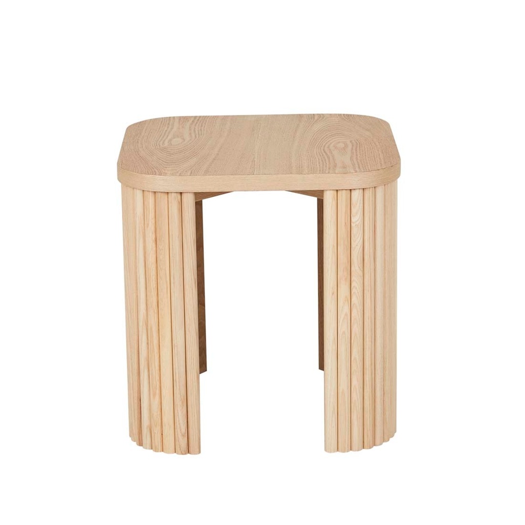 [BENJAMIN-RIPPLE-SIDE-TABLE-NATURAL-ASH-LTS-BEN-RIP] Benjamin Ripple Side Table - Natural Ash