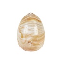 Boden Ellipse Sculpture Large - Amber Swirl
