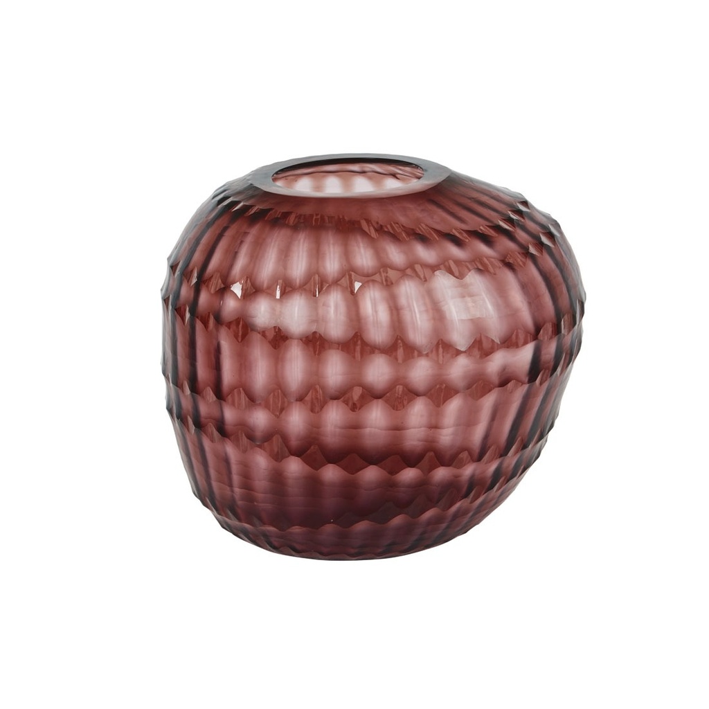 [BODEN-KORA-SMALL-VASE-PUCE-DEC-BOD-KORA-VASE-SM] Boden Kora Small Vase - Puce