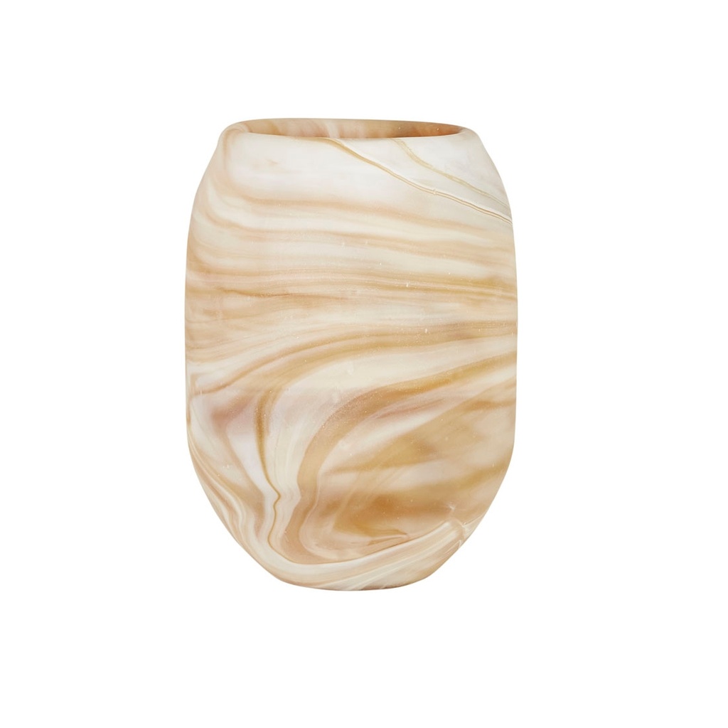 [BODEN-PERRY-VASE-TALL-AMBER-SWIRL-DEC-BOD-PER-VASE-TL] Boden Perry Vase Tall - Amber Swirl