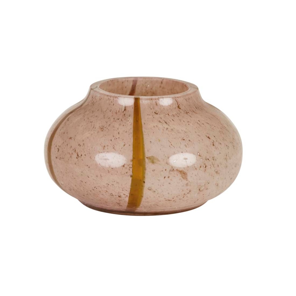 [BODEN-STRIPE-BUD-VASE-BLUSH-DEC-BOD-STR-BUD] Boden Stripe Bud Vase - Blush