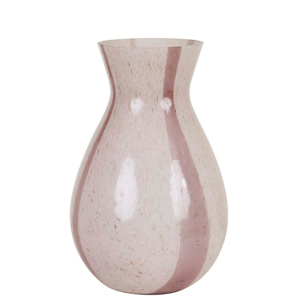 [BODEN-STRIPE-LARGE-VASE-LILAC-DEC-BOD-STR-VASE-LG] Boden Stripe Large Vase - Lilac