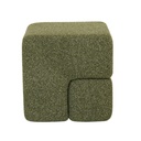 Hugo Cube Ottoman - Woodland