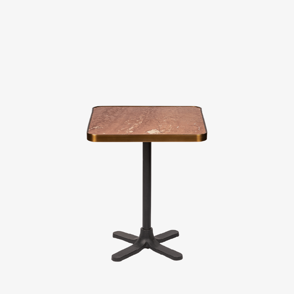 [MRC-233] Old Clipper Shaft Dining Table with Marble Top