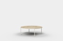 Ex-display - Alice Round Coffee Table Travertine
