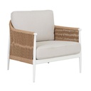Delphi Sofa Chair - Coconut - Natural Weave