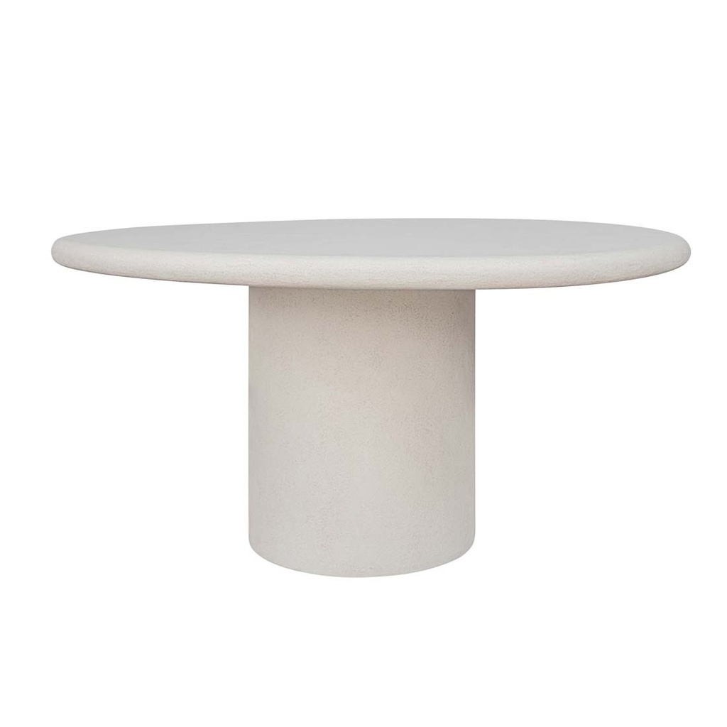 Lucia Curve Dining Table - Sand Dune