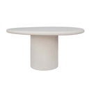Lucia Curve Dining Table - Sand Dune
