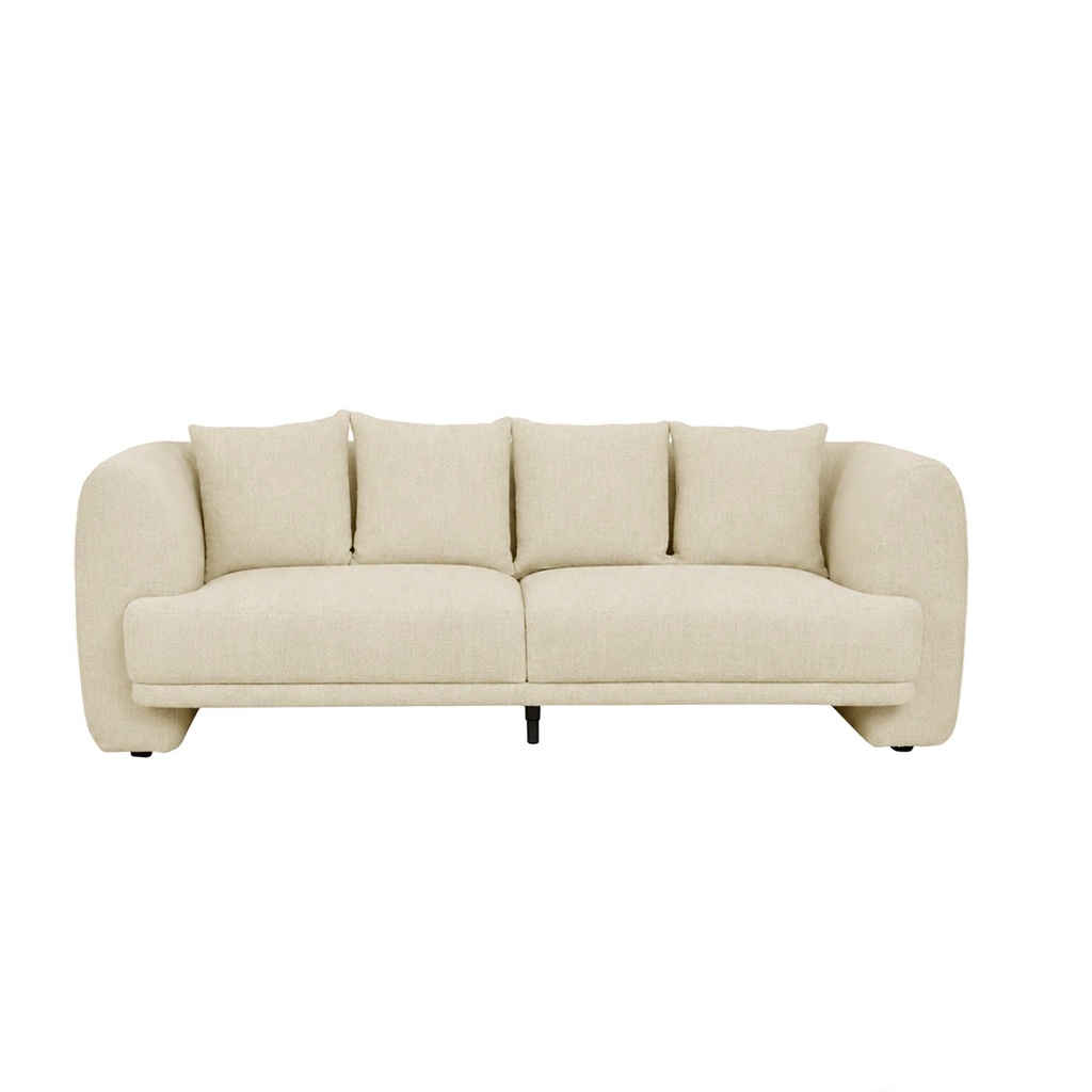 [MADRID-AIR-3-SEATER-SOFA-NOUGAT-SPECKLE-SOF-MAD-AIR3S-3-SEATER] Madrid Air 3 Seater Sofa - Nougat Speckle