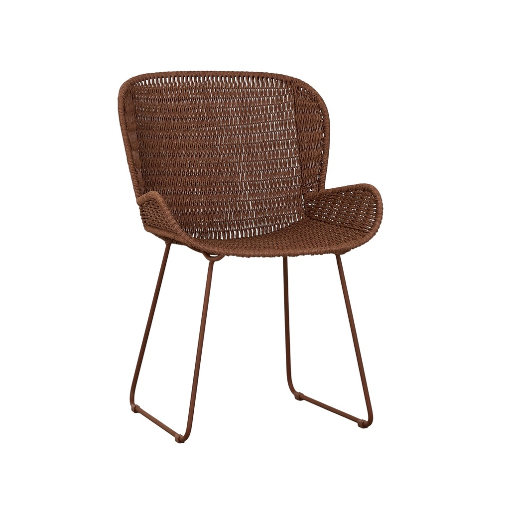 [NORMANDY-BUTTERFLY-DINING-CHAIR-BRIQUE-WEAVE-BRIQUE-CH-NOR-BUT] Normandy Butterfly Dining Chair - Brique Weave - Brique