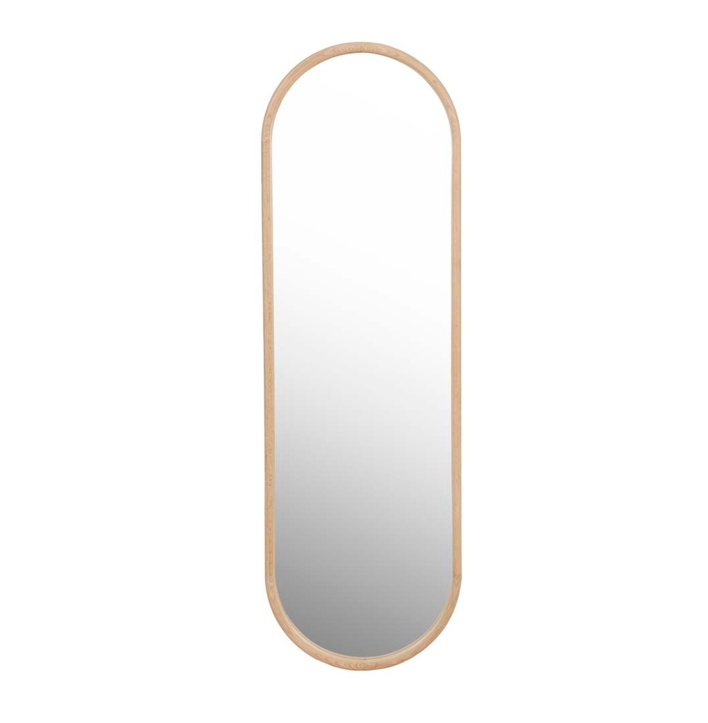 [BRODY-OVAL-MIRROR-NEW-OAK-MIR-BRODY-OVL] Brody Oval Mirror - New Oak