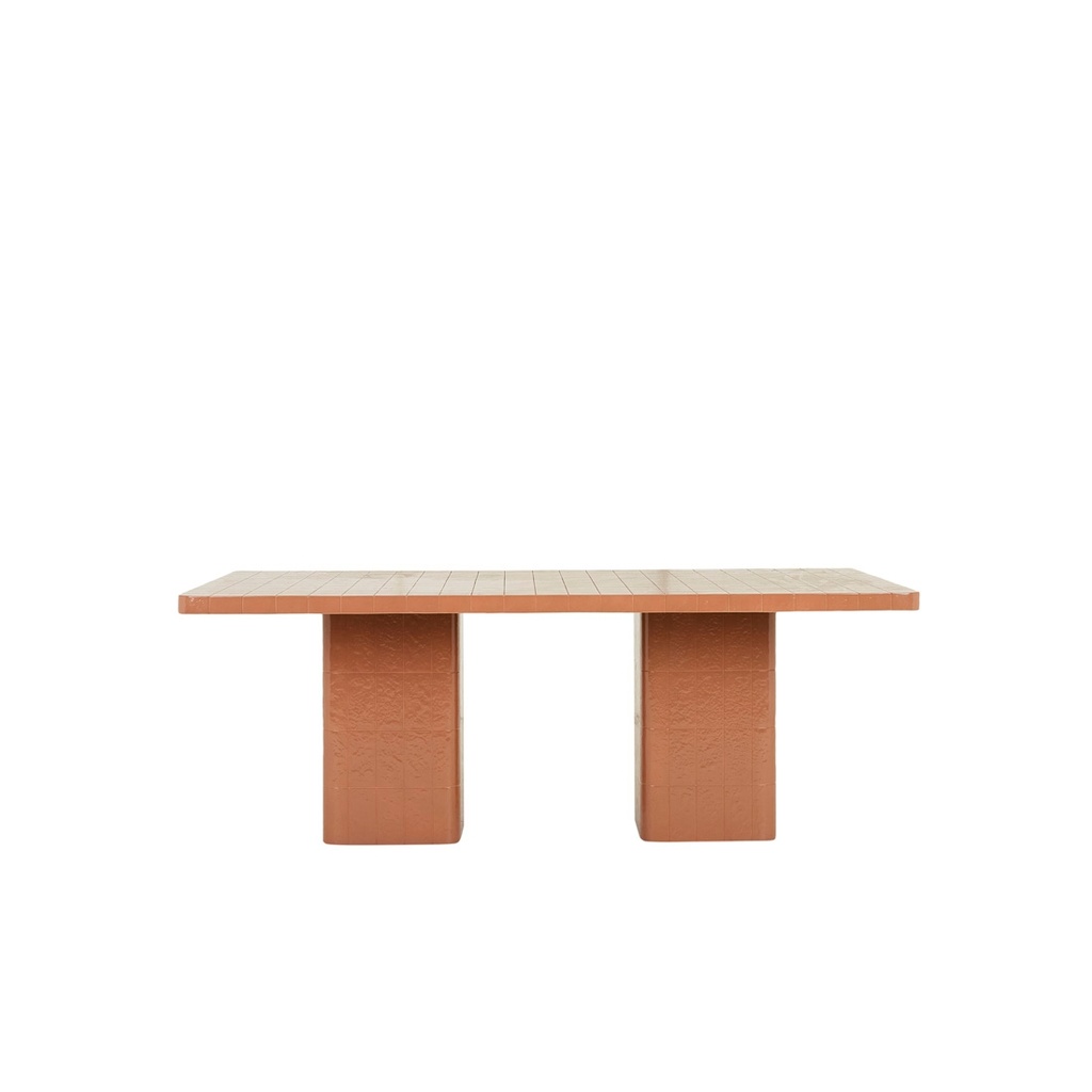 [SEVILLE-MONTANO-SEATER-DINING-TABLE-BAKED-TERRACOTTA-DT-SMONT-TILE-X-BAKED-TERRACOTTA] Seville Montano Dining Table - Baked Terracotta