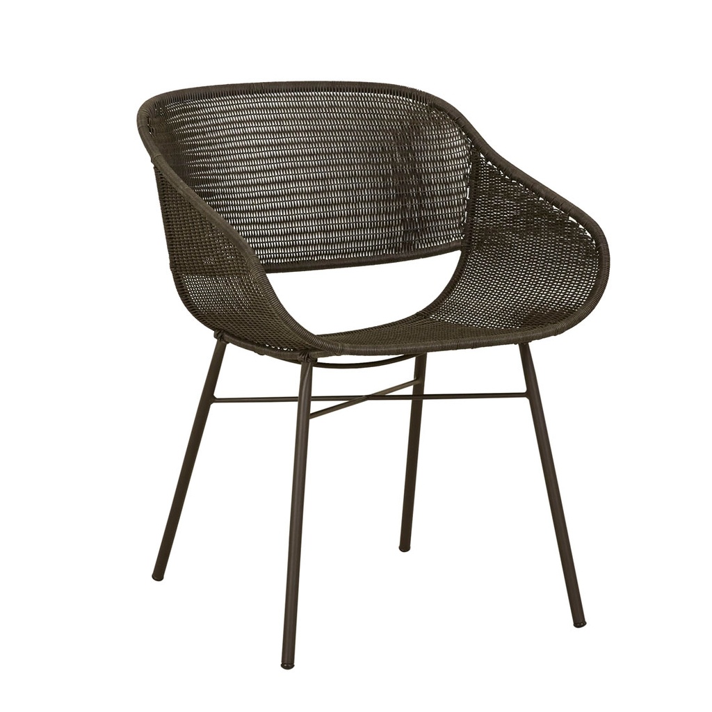 [CABANA-CURVE-DINING-ARMCHAIR-ESPRESSO-CH-CABA-CURV] Cabana Curve Dining Armchair - Espresso