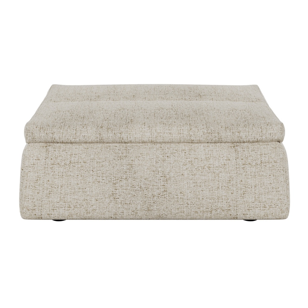 [SOF-HUGO-BYR-OTT-310014-NOUGAT-SPECKLE-MODULAR-OTTOMAN] Hugo Byron Ottoman