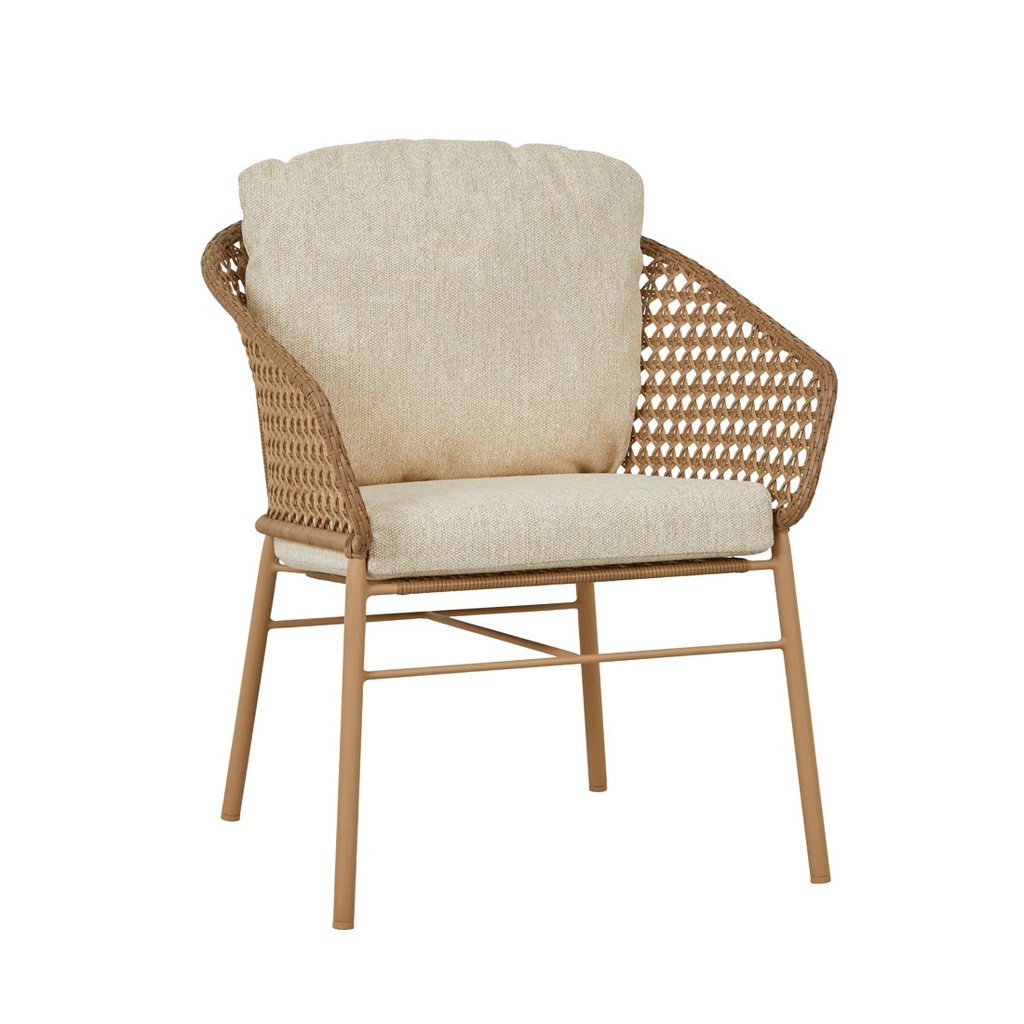 [CABANA-LACE-OCCASIONAL-CHAIR-OATMEAL-GINGER-CH-CABA-LAC-OCC-GINGER] Cabana Lace Occasional Chair - Oatmeal - Ginger